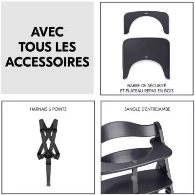 Chaise haute évolutive Hauck Beta+ - Confort et sécurité optimal