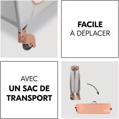 Lit de voyage pratique Hauck Sleep N Play Go Plus - Compact et léger