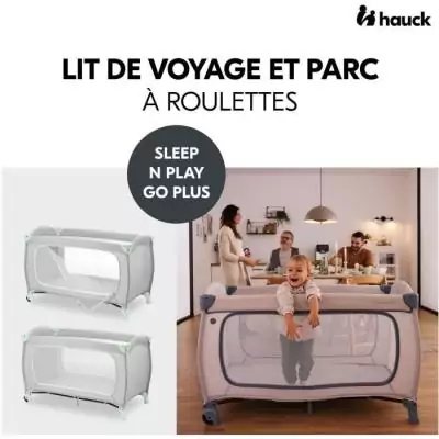 Lit de voyage Hauck Sleep N Play Go Plus - Compact et pratique Lit de voyage Hauck Sleep N Play Go Plus - Compact et pratique