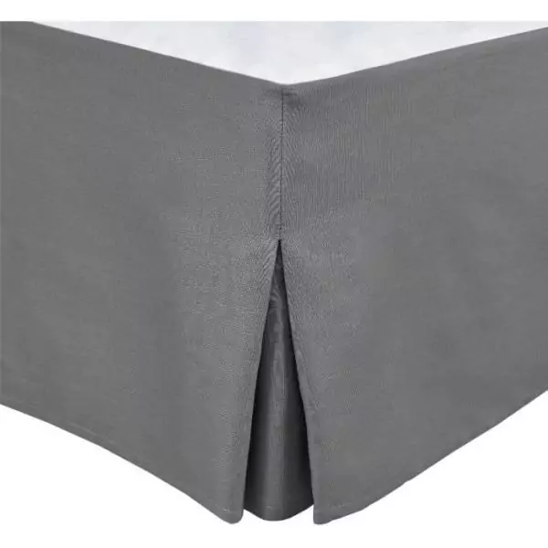 Cache sommier - HOME LINGE PASSION - 140 x 190 cm + 30 cm - Gris anthracite