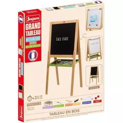 Tableau multifonctions en bois pour enfant - JEUJURA