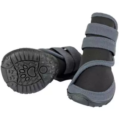 Chaussures pour chien XL - Gris/noir - Protection des pattes