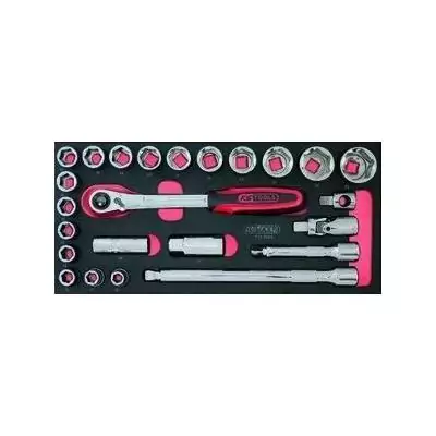 Module KS TOOLS 713.1024 - Set de douilles Ultimate 1/2 - 24 pièces