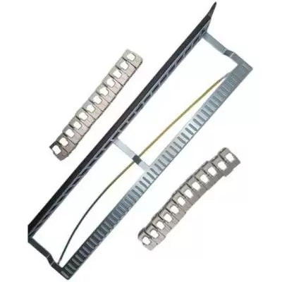 Kit de brassage 24 ports Cat.6a LINEAIRE - Courts - Blindés