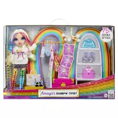 Organisez vos vêtements avec le Playset Rainbow High Amaya's Rainbow!