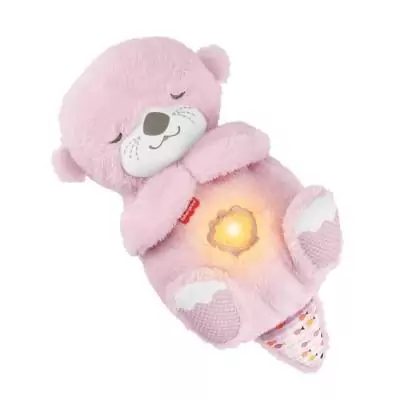 Peluche veilleuse Fisher-Price Ma Loutre Câlins Bonne Nuit - Rose