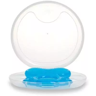 Anneau de dentition NUBY Teethe-eez - Silicone - Bleu
