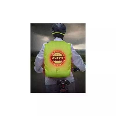 Protégez votre sac à dos avec style et praticité : Housse de pluie universelle LED rechargeable