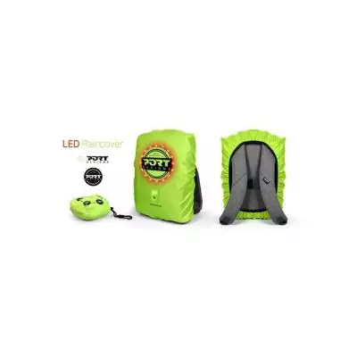 Protégez votre sac à dos avec style et praticité : Housse de pluie universelle LED rechargeable