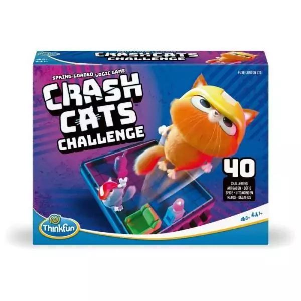 Crash Cats - Jeu de société - des 8 ans - 40 défis et 4 niveaux - Ravensburger