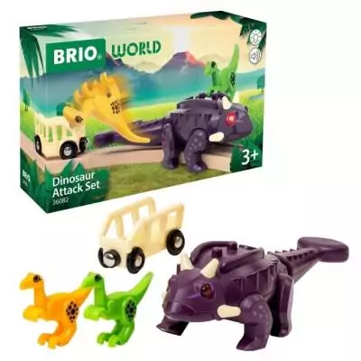 Coffret Attaque Dinosaure: Le circuit miniature BRIO Coffret Attaque Dinosaure: Le circuit miniature BRIO