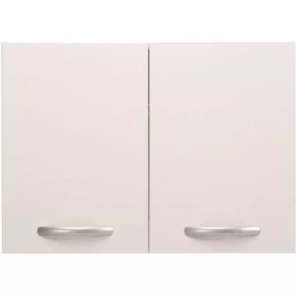 Spring - Meuble haut de cuisine avec égouttoir - 2 portes - L80 x P35,6 x H57,9 cm - Blanc - Parisot