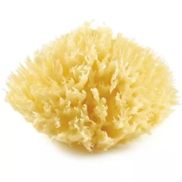 Eponge de mer - THERMOBABY - HONEYCOMB - Naturelle, durable et douce - Jaune