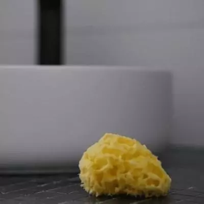 Eponge de mer THERMOBABY durable et douce - Jaune