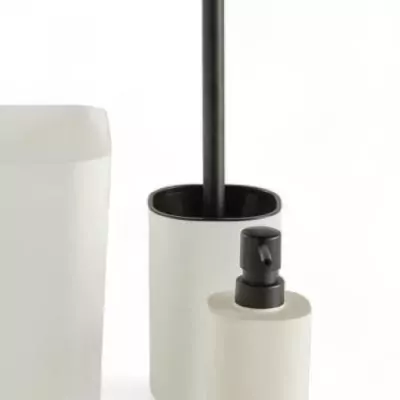 Ensemble 5 accessoires SDB TODAY - White