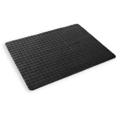Tapis antidérapant pour baignoire ou douche - Pratique et stylé - Noir
