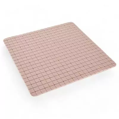 Tapis anti-dérapant baignoire/douche - Pratique et stylé en Rose