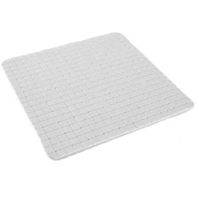 Tapis antidérapant pour baignoire ou douche - Pratique et sûr - Blanc