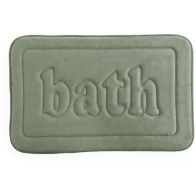 Tapis de bain mémoire de forme TODAY - UTILITY - Vert