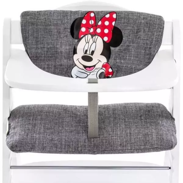 Coussin pour chaise haute - HAUCK - Highchair Pad Deluxe - Minnie Gris