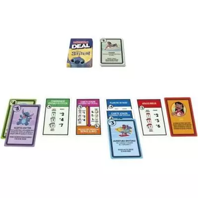 Rapide et addictif : Monopoly Deal Stitch, jeu de cartes pour toute la famille!