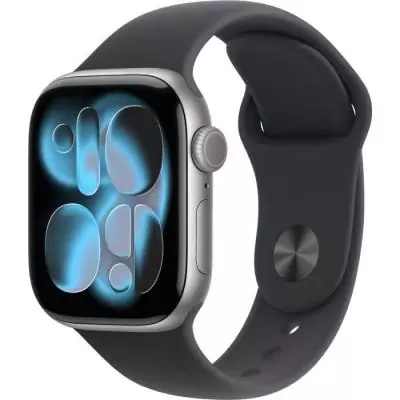 Apple Watch Series 11 GPS 42mm Space Grey Aluminium Black Sport Band