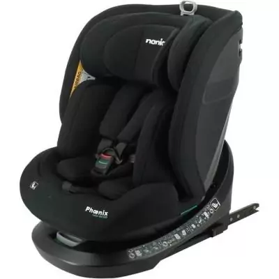 Siège auto isofix pivotant PhoeNIX - Groupe 0/1/2/3 - Noir