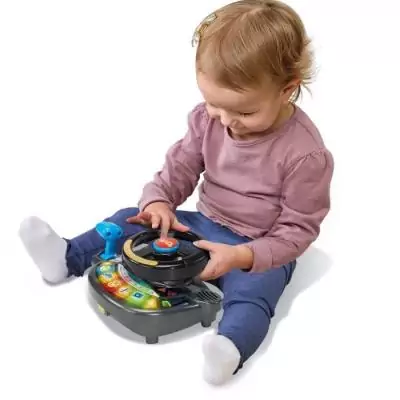 VTECH BABY - SUPER TRACTEUR MAGI TONDEUSE - Multicolore : Jouet camion interactif