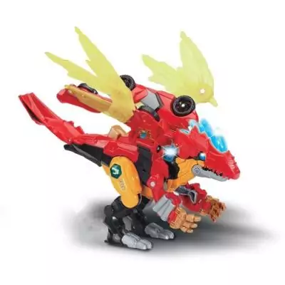 VTECH - DRAGOREX, LE MÉGA DRAGON 2 EN 1 : Figurine Robot Dinosaure Multicolore