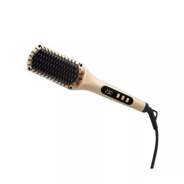 Brosse chauffante et lissante - DEMELISS - 21350 LISS&GO - 6 températures - Jusqu'a 230° C