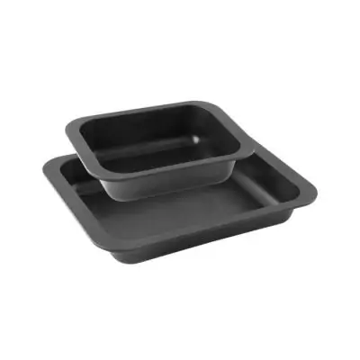 Lot de 2 plats à four rectangulaires ZENKER - Spécial Cooking - 33 x 25 et 24 x 18 cm