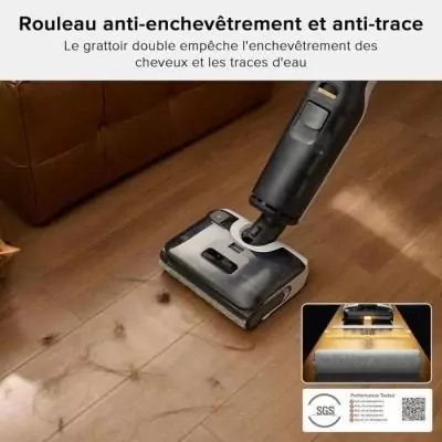 Aspirateur Laveur ROBOROCK F25 : 20 000 Pa, Séchage Rapide à 90°C