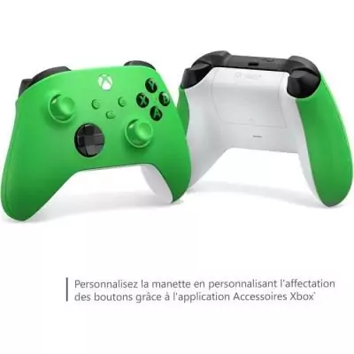 Manette de jeu Xbox sans fil - Velocity Green - Jouez en toute liberté