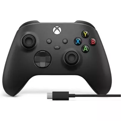 Manette de jeu Xbox sans fil + câble USB-C - Noir