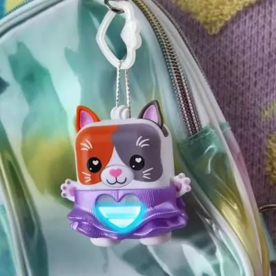 Figurine Miniature Nano-mals Purrnelope le Chaton Tricolore Figurine Miniature Nano-mals Purrnelope le Chaton Tricolore