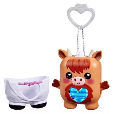 Figurine Nano-mals Cowbert la vache des Highlands - Compagnon électronique interactif