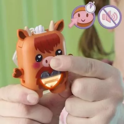 Figurine Nano-mals Cowbert la vache des Highlands - Compagnon électronique interactif Figurine Nano-mals Cowbert la vache des Highlands - Compagnon électronique interactif