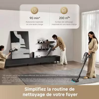 Aspirateur Balai sans Fil DREAME Z10 - Puissance 210AW