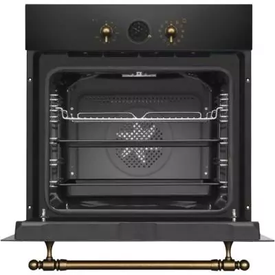 Four multifonction AMICA ED17319B RETRO Noir - 59,5 x 59,5 x 57 cm