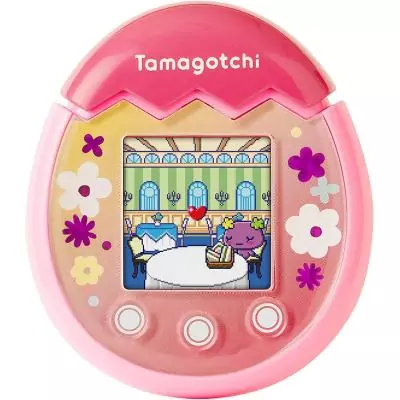 Tamagotchi PIX - BANDAI: Animal virtuel floral avec écran couleur et jeux