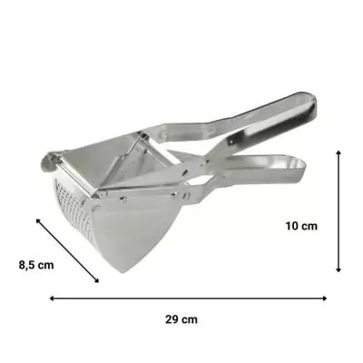 Presse-purée à levier et fourchette 3 dents - FACKELMANN - Pratique pour pommes de terre Presse-purée à levier et fourchette 3 dents - FACKELMANN - Pratique pour pommes de terre