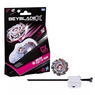 Beyblade X Starter Pack Brush Fox J 9-70GR CX: Toupie d'attaque compétition