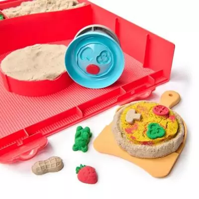 Kinetic Sand Atelier Pizza Magique: Sable à Modeler Kinetic Sand Atelier Pizza Magique: Sable à Modeler