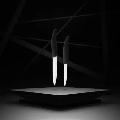 Lot de 2 couteaux céramique NIROSTA - 12,5 et 18 cm - Cuisine Lot de 2 couteaux céramique NIROSTA - 12,5 et 18 cm - Cuisine