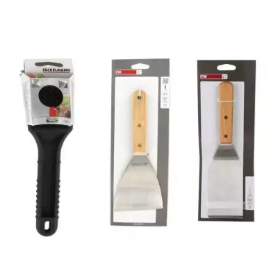 Ensemble 3 ustensiles pro pour plancha par Fackelmann - Louche et cuillère