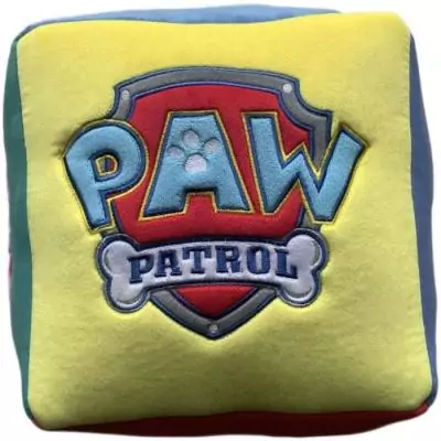 Coussin Cube PAT'PATROUILLE Microfibre 25x25x25 cm