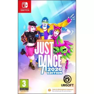 Just Dance 2026 - Jeu Nintendo Switch - Code en Boîte