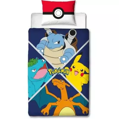 Parure de lit - POKEMON - Starter Evolution II - Microfibre