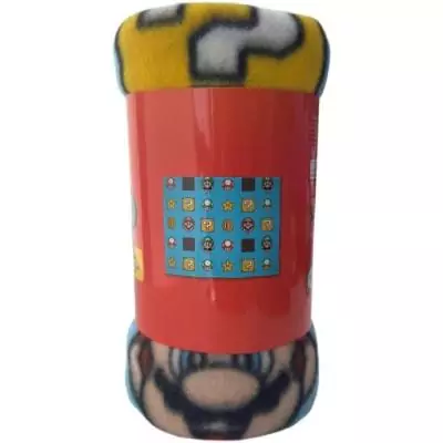 Plaid MARIO BROS - Couverture 100 x 140 cm