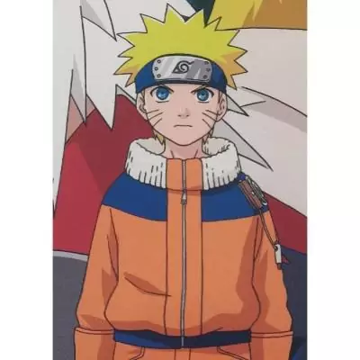 Coussin double face Naruto et ses amis - Microfibre 40 x 40 cm